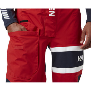 2021 Helly Hansen Mens Salt Coastal Jacket & Trouser Combi Set - Red